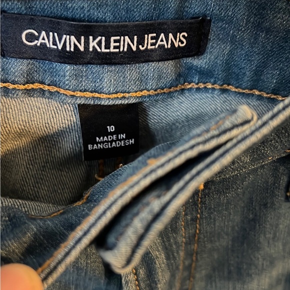 Calvin Klein Bermuda Denim Jean Shorts size 10 - Picture 3 of 6